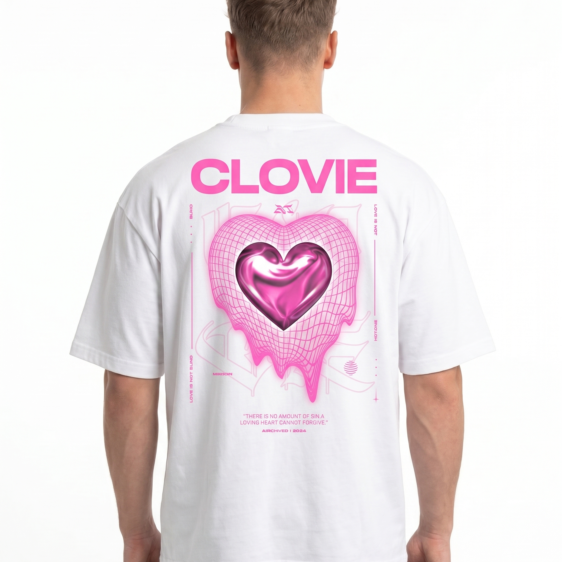 Loving heart OVS White Rueckseite