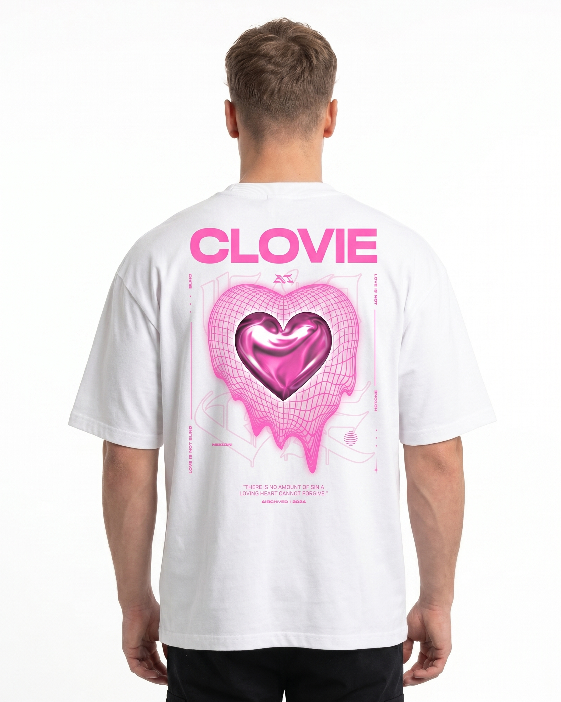 Loving heart OVS White Rueckseite