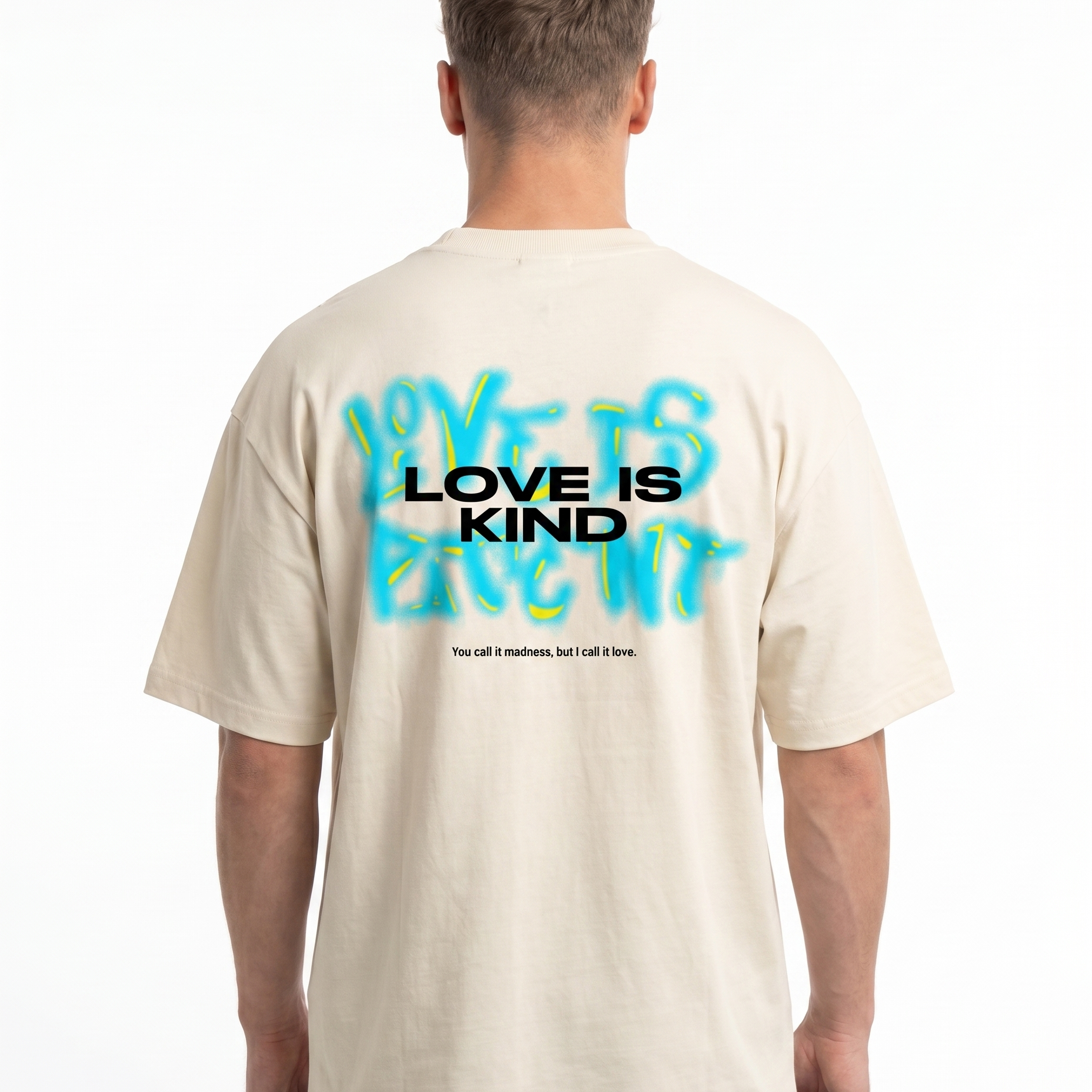 Love is kind OVS Natural Raw Rueckseite