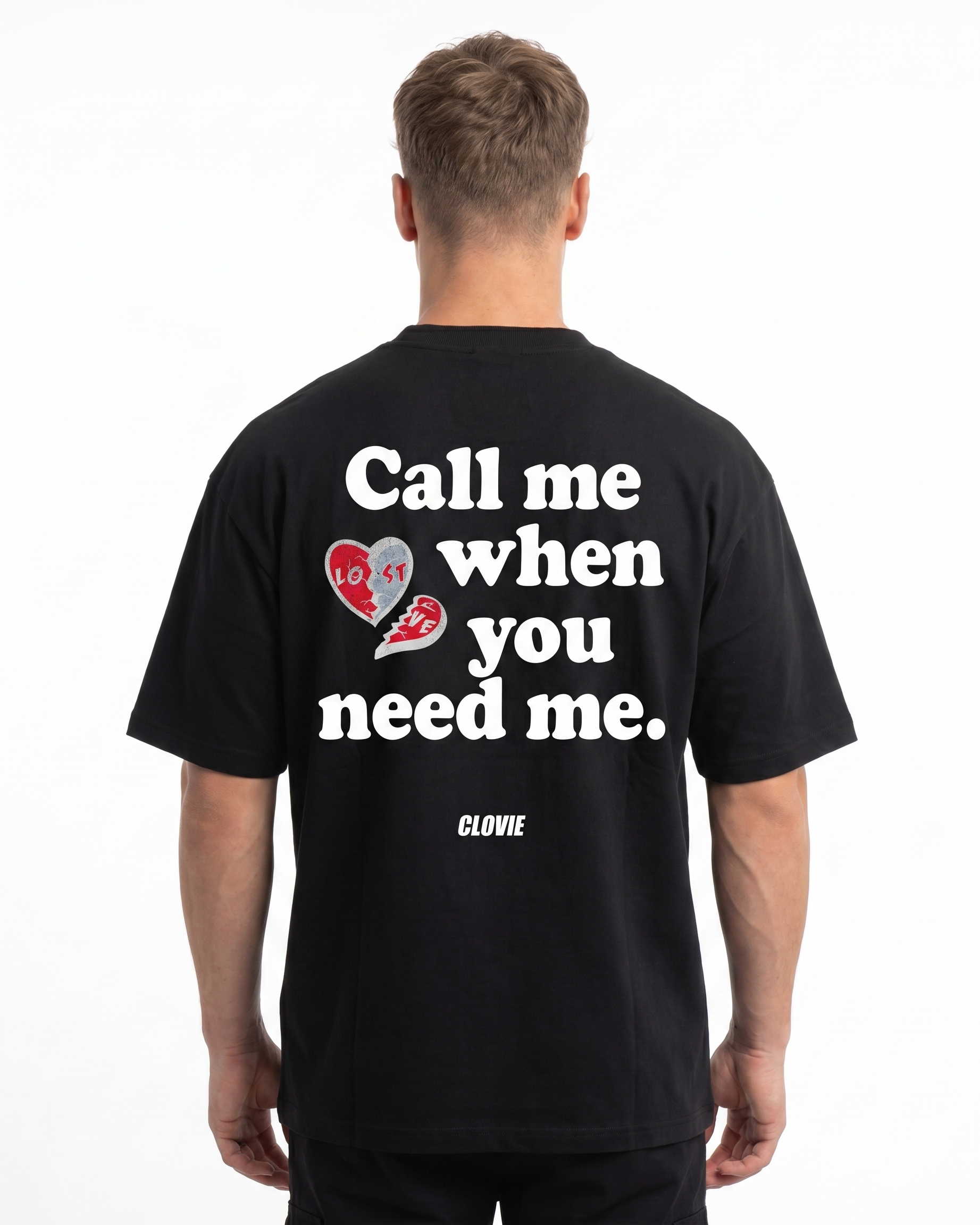 Call me when you need me OVS Black Rueckseite