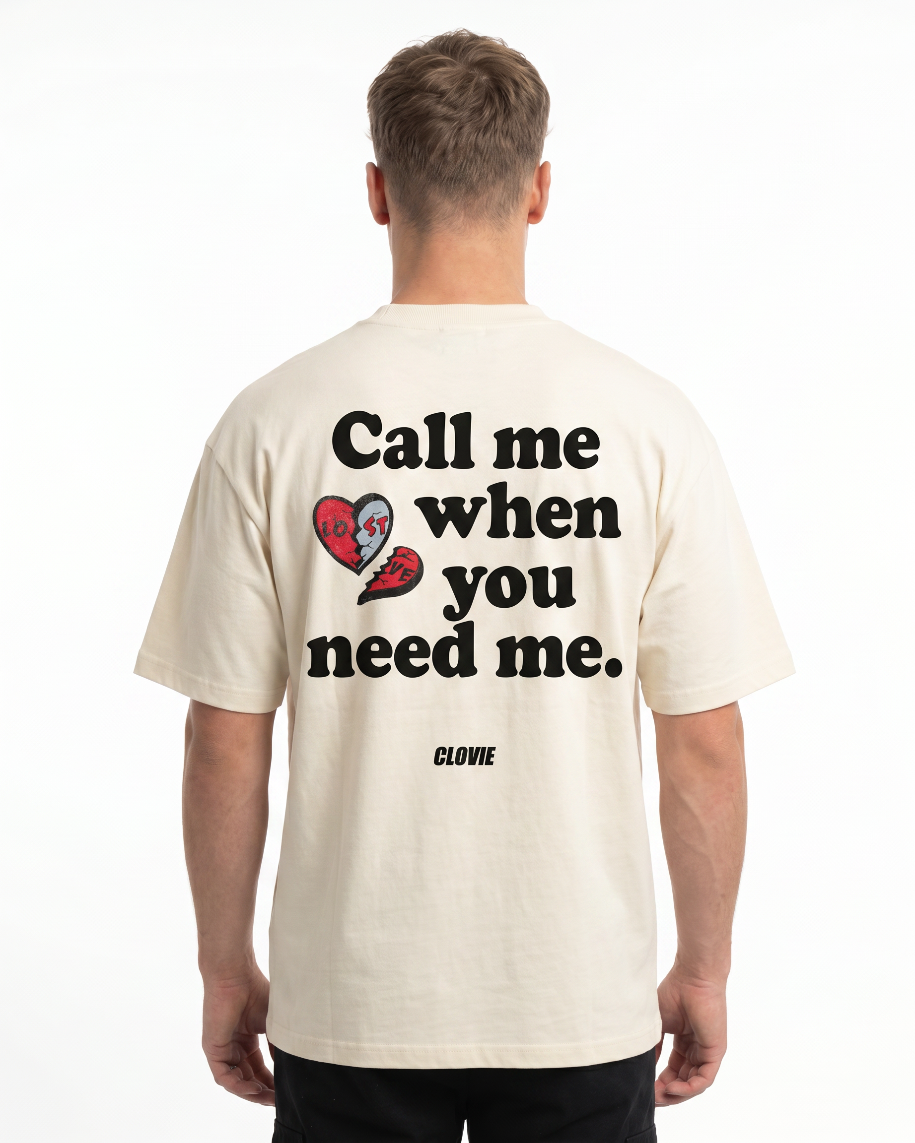Call me when you need me OVS Natural Raw Rueckseite