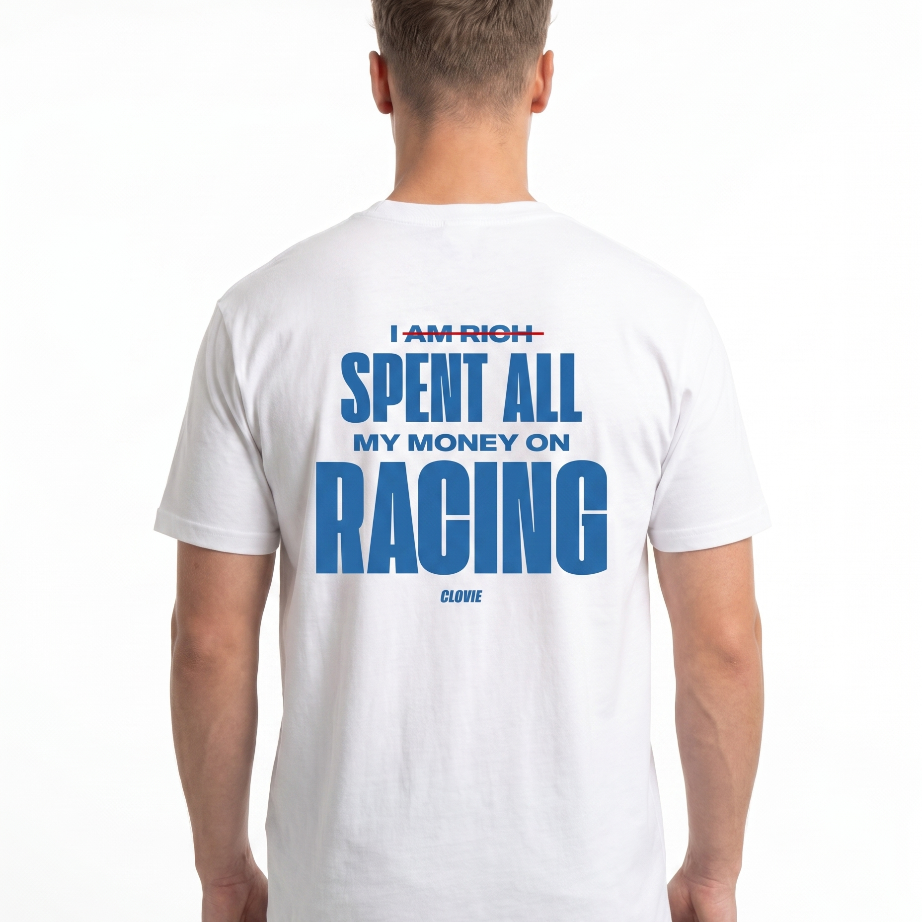 racing back white