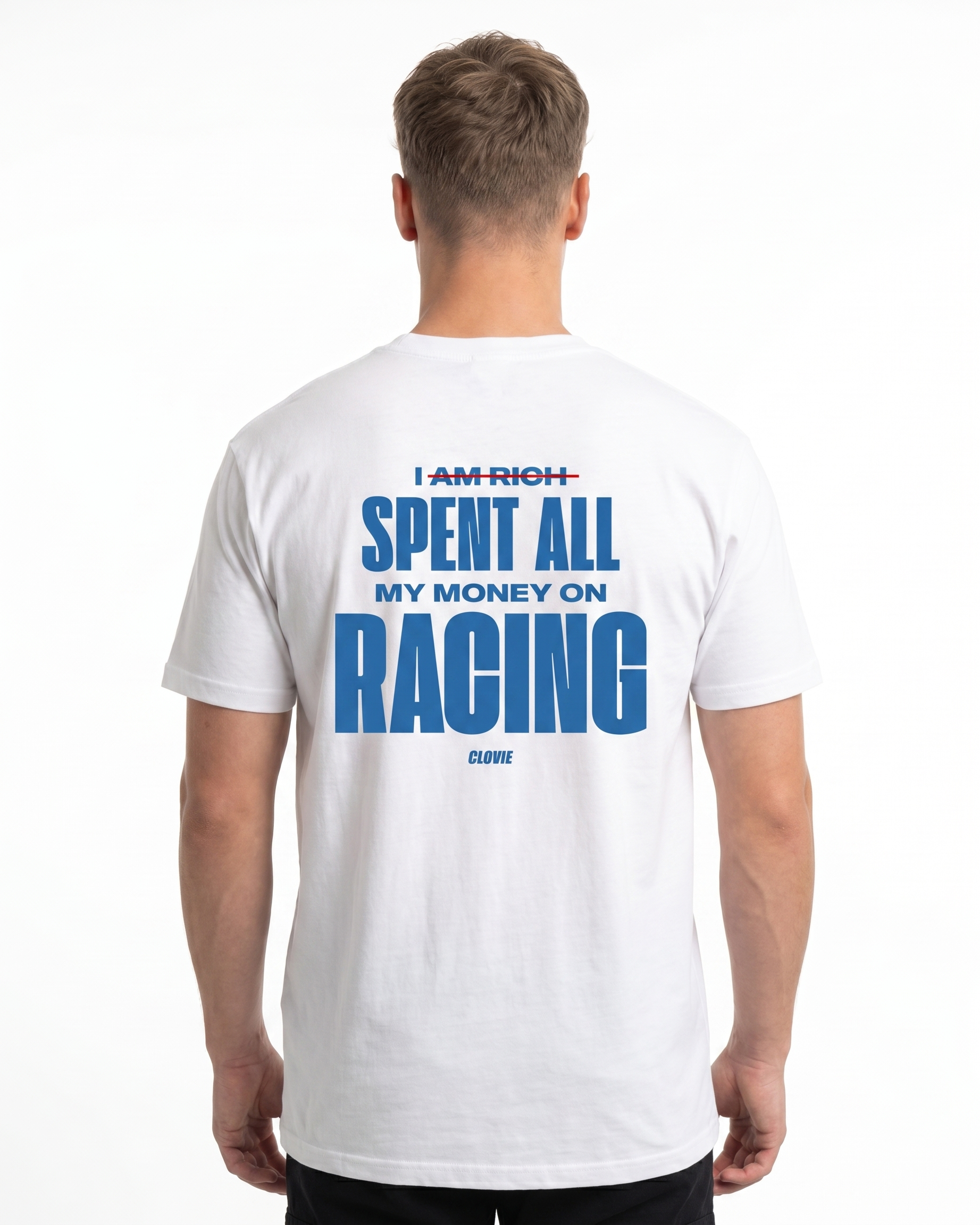 racing back white