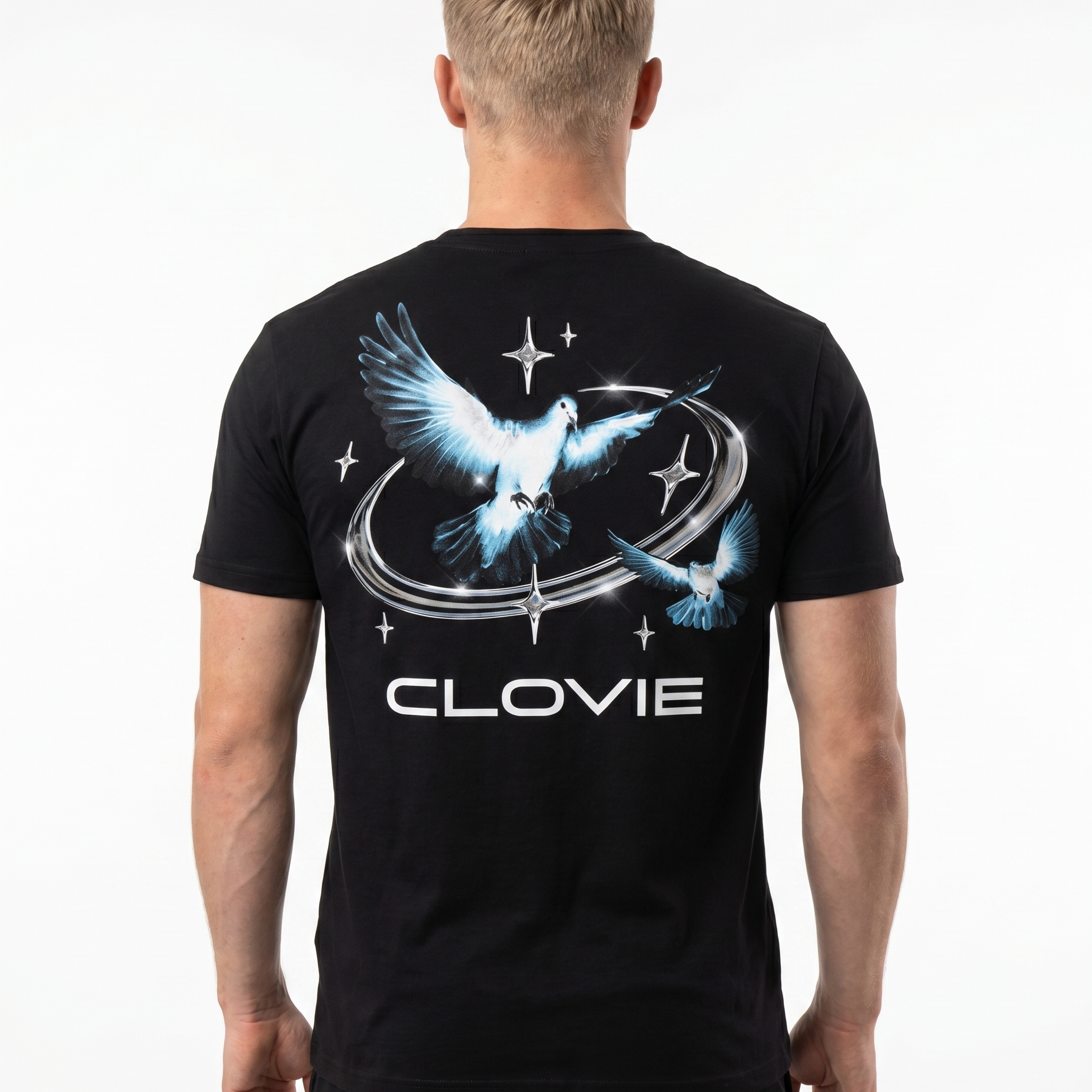 Bird universum Standard Tee Black Rueckansicht
