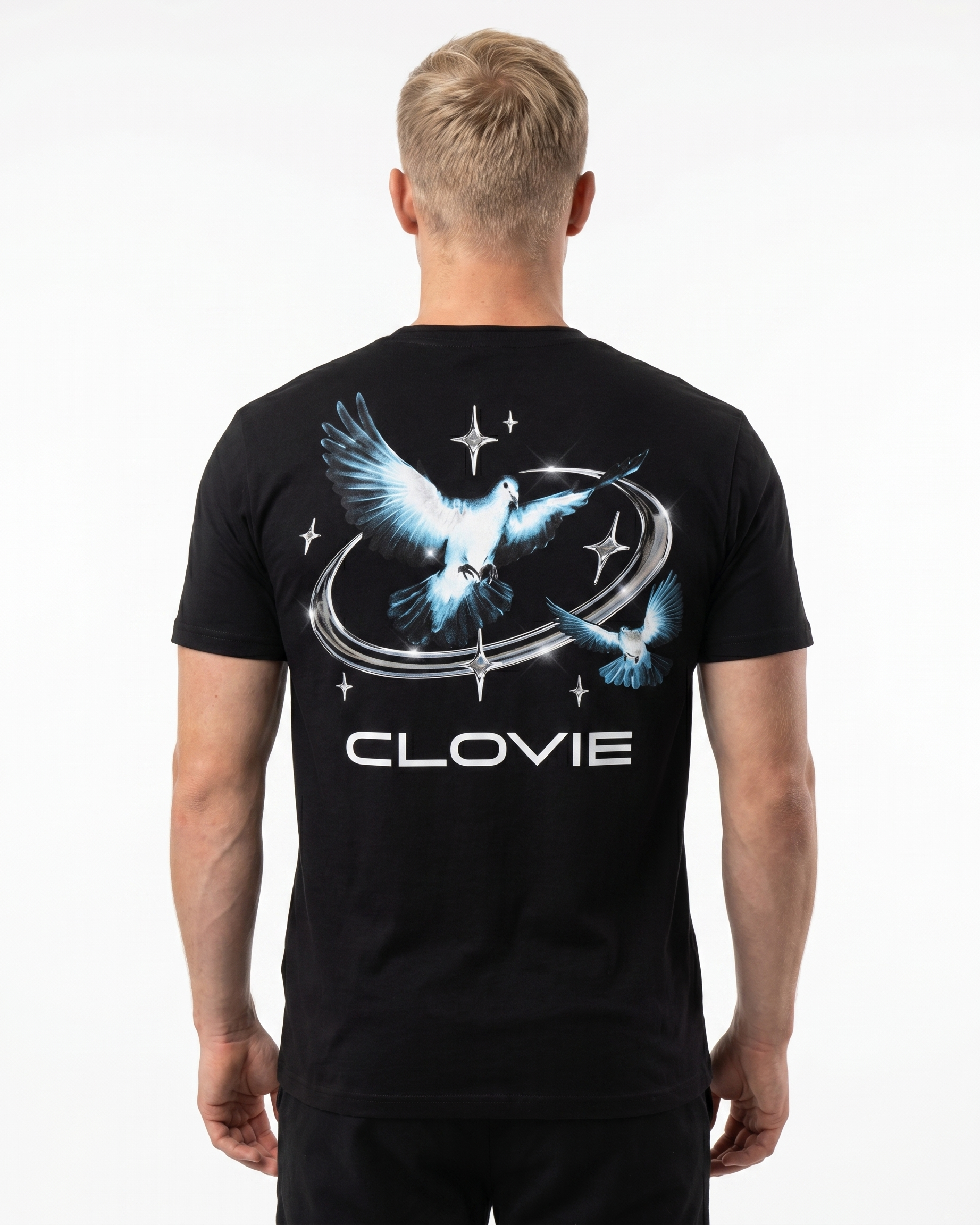 Bird universum Standard Tee Black Rueckansicht