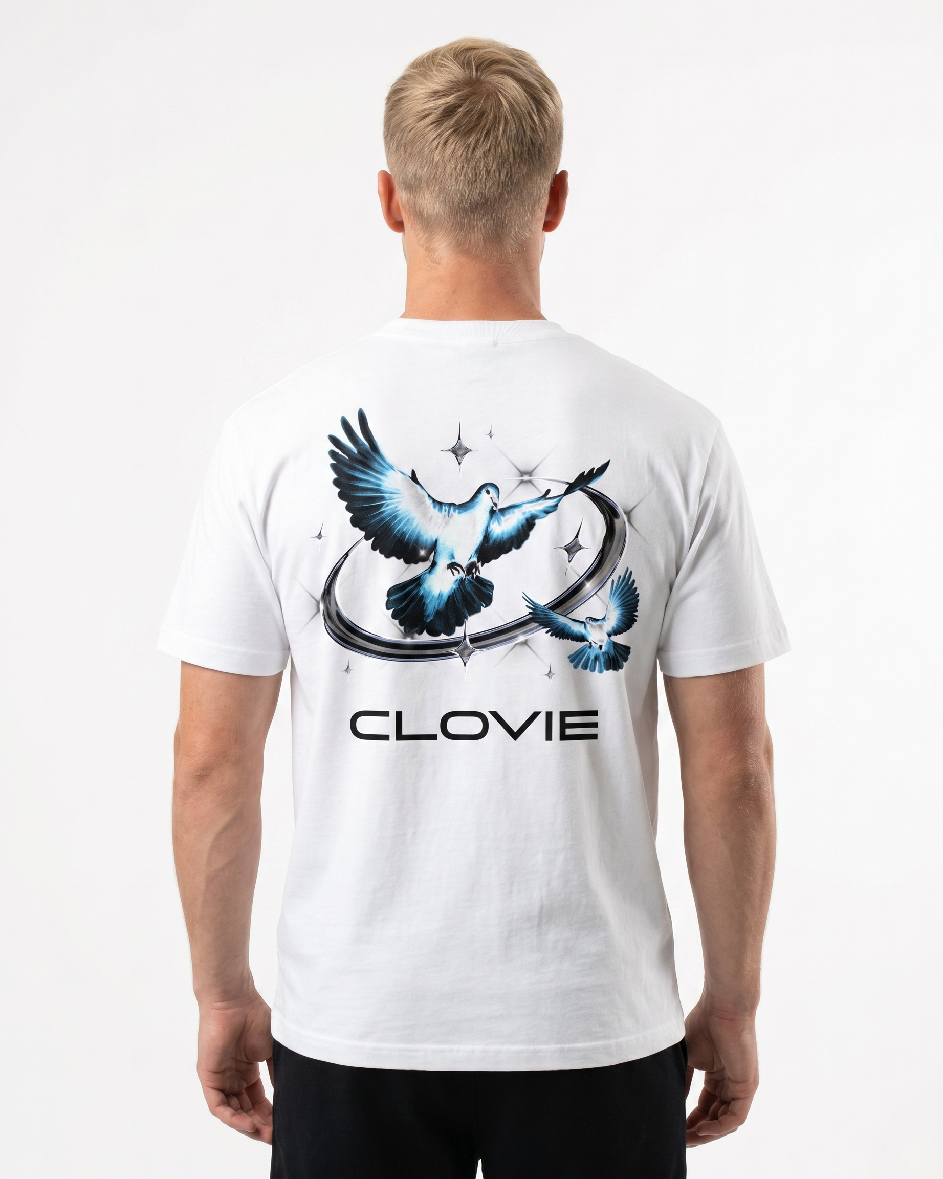 Bird universum Standard Tee White Rueckansicht