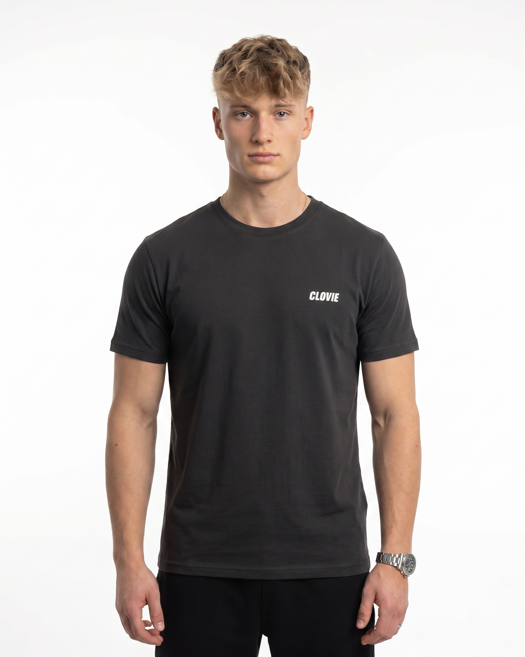 Loving yourself Standard Tee India Ink Grey Vorderansicht