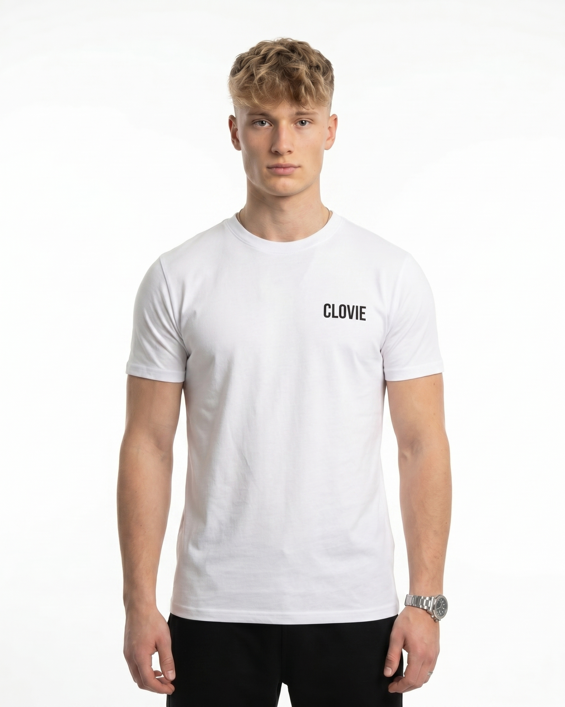 Text me Standard Tee White Vorderansicht