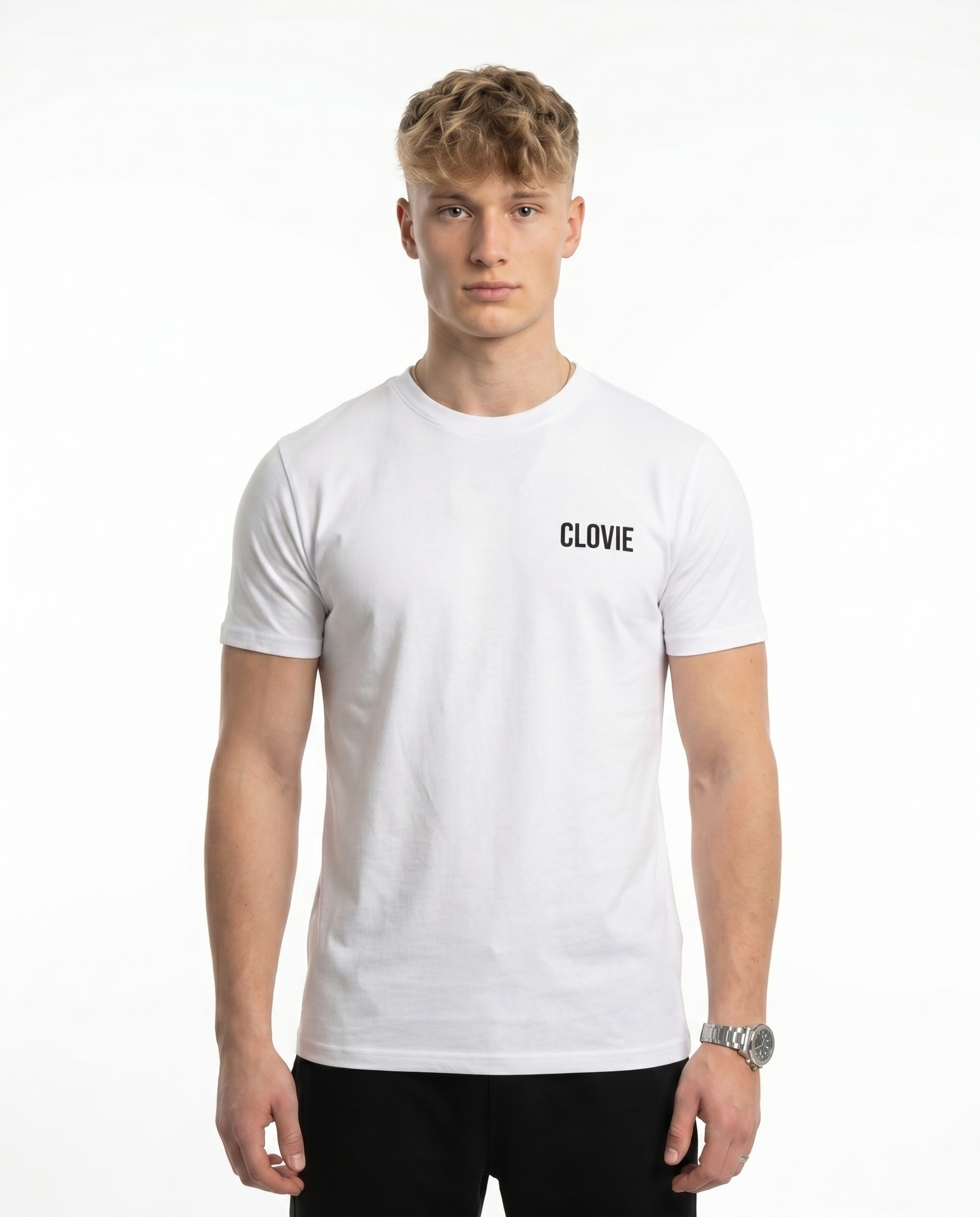 Text me Standard Tee White Vorderansicht