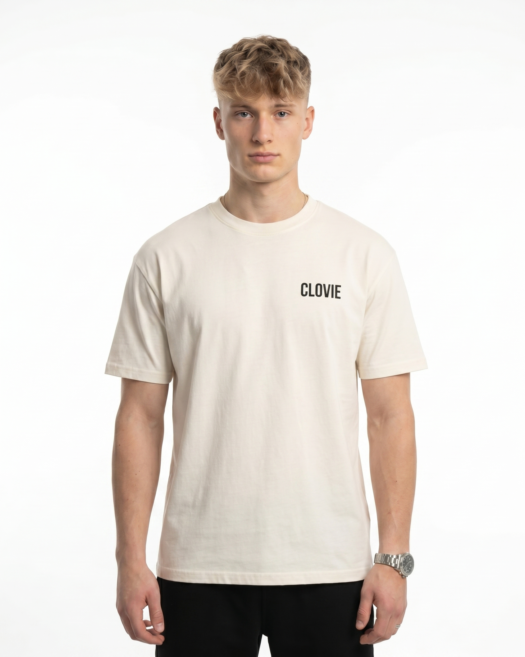Text me Standard Tee Vintage White Vorderansicht