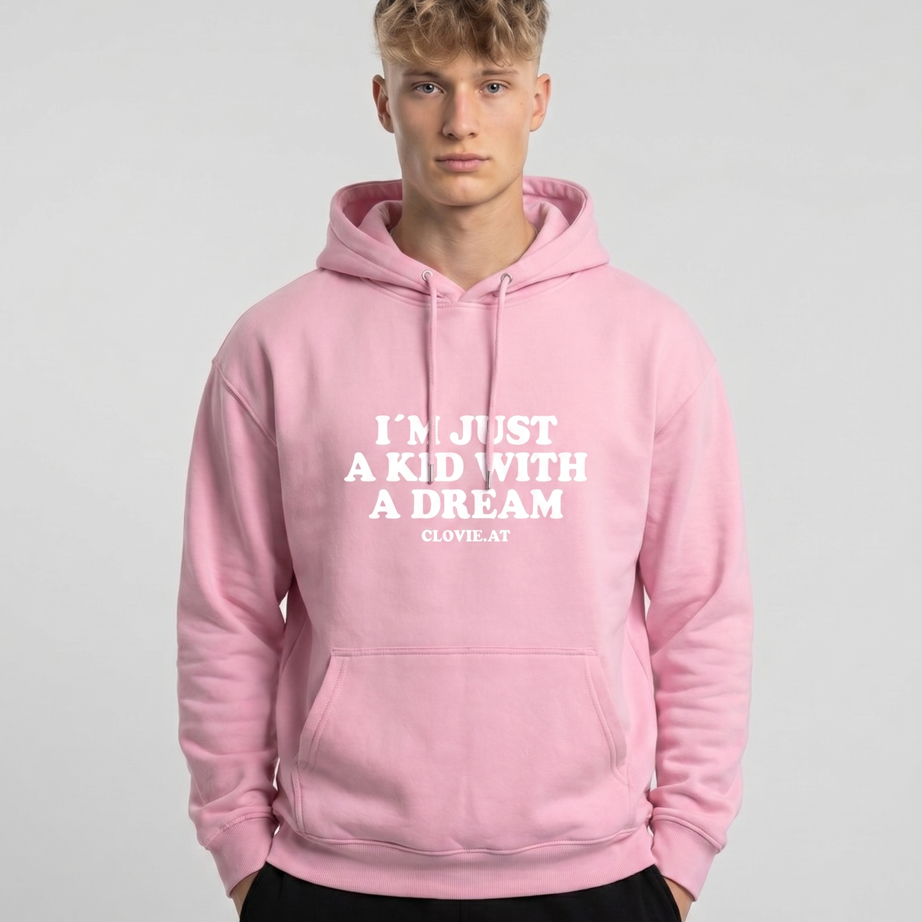 Kid with a dream Baby Pink
