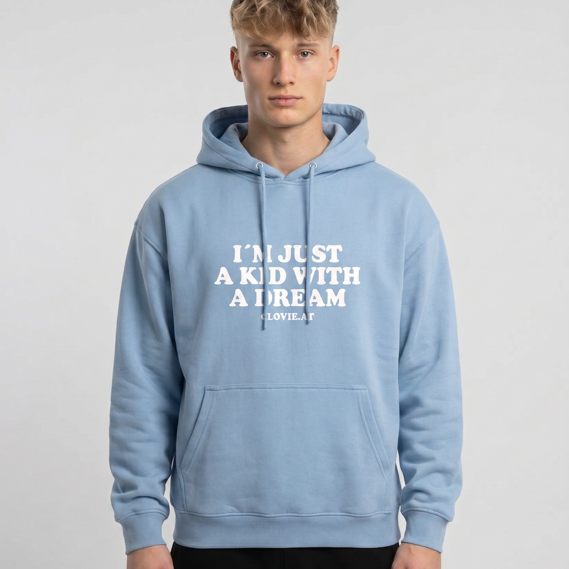 Kid with a dream Sky Blue