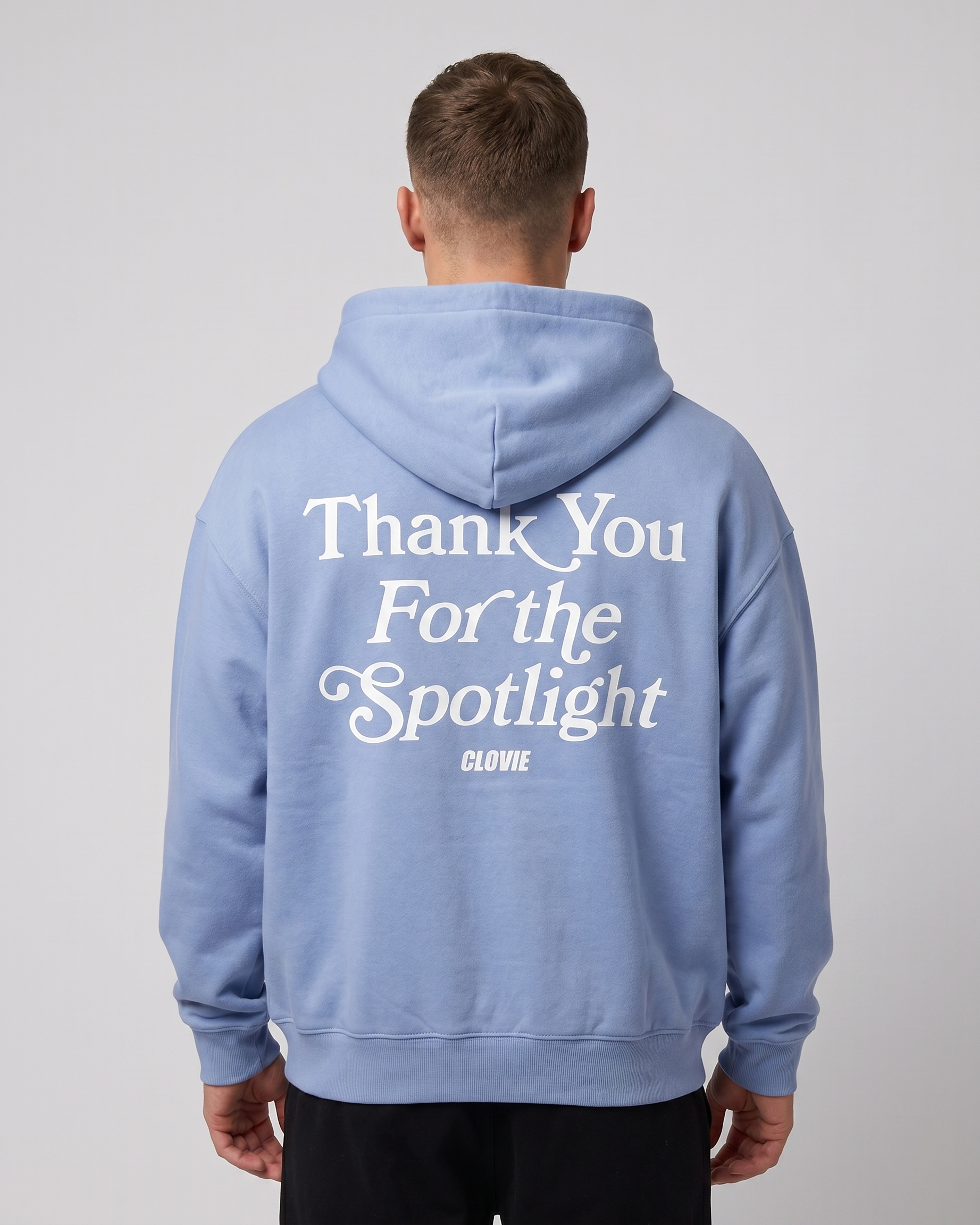 Spotlight Zip Powder Blue Back