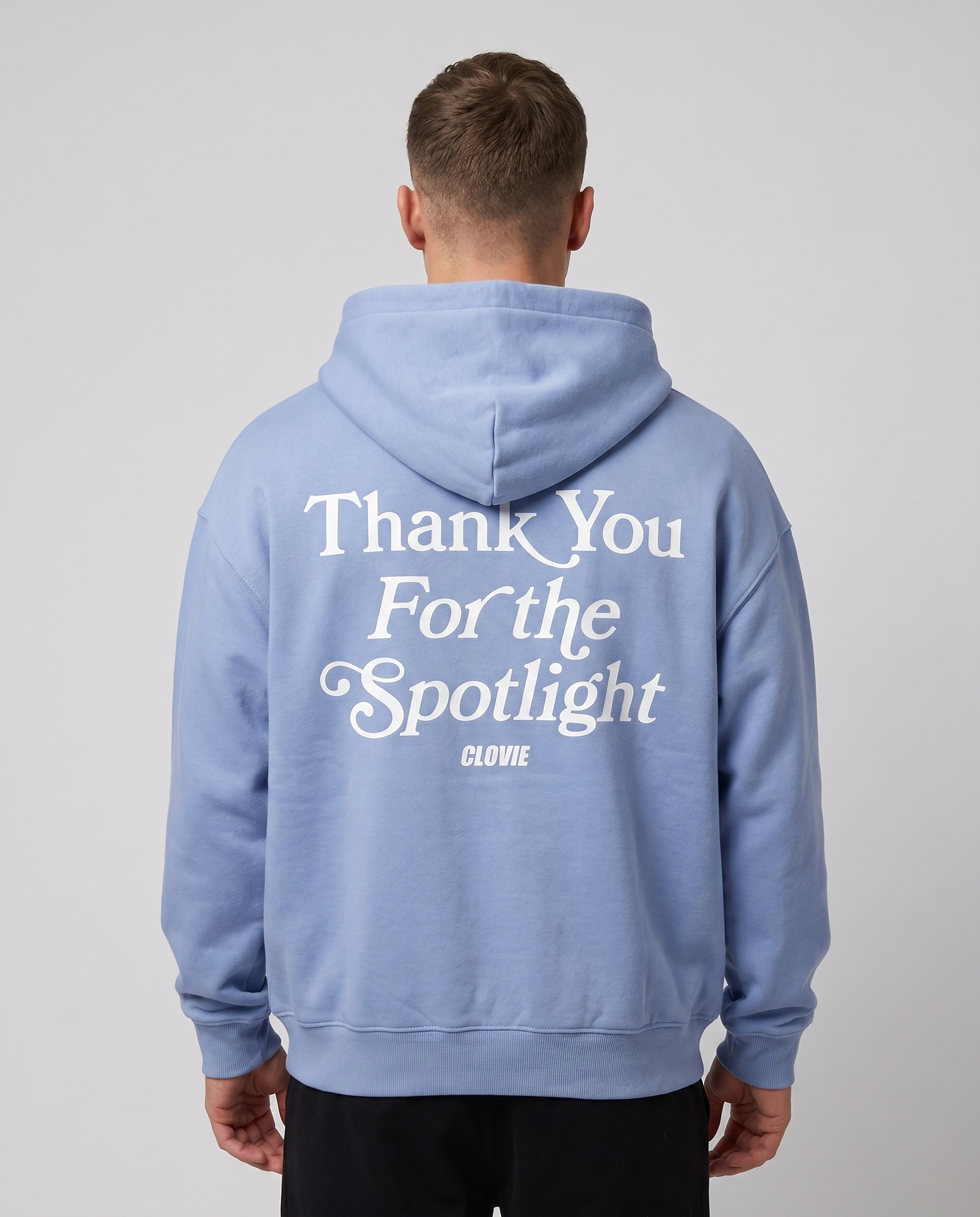 Spotlight Zip Powder Blue Back