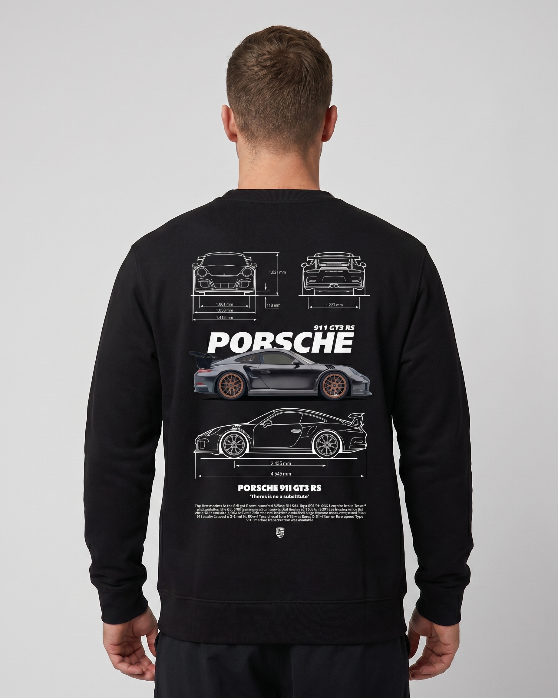 Porsche GT3 RS Sweater Black Back