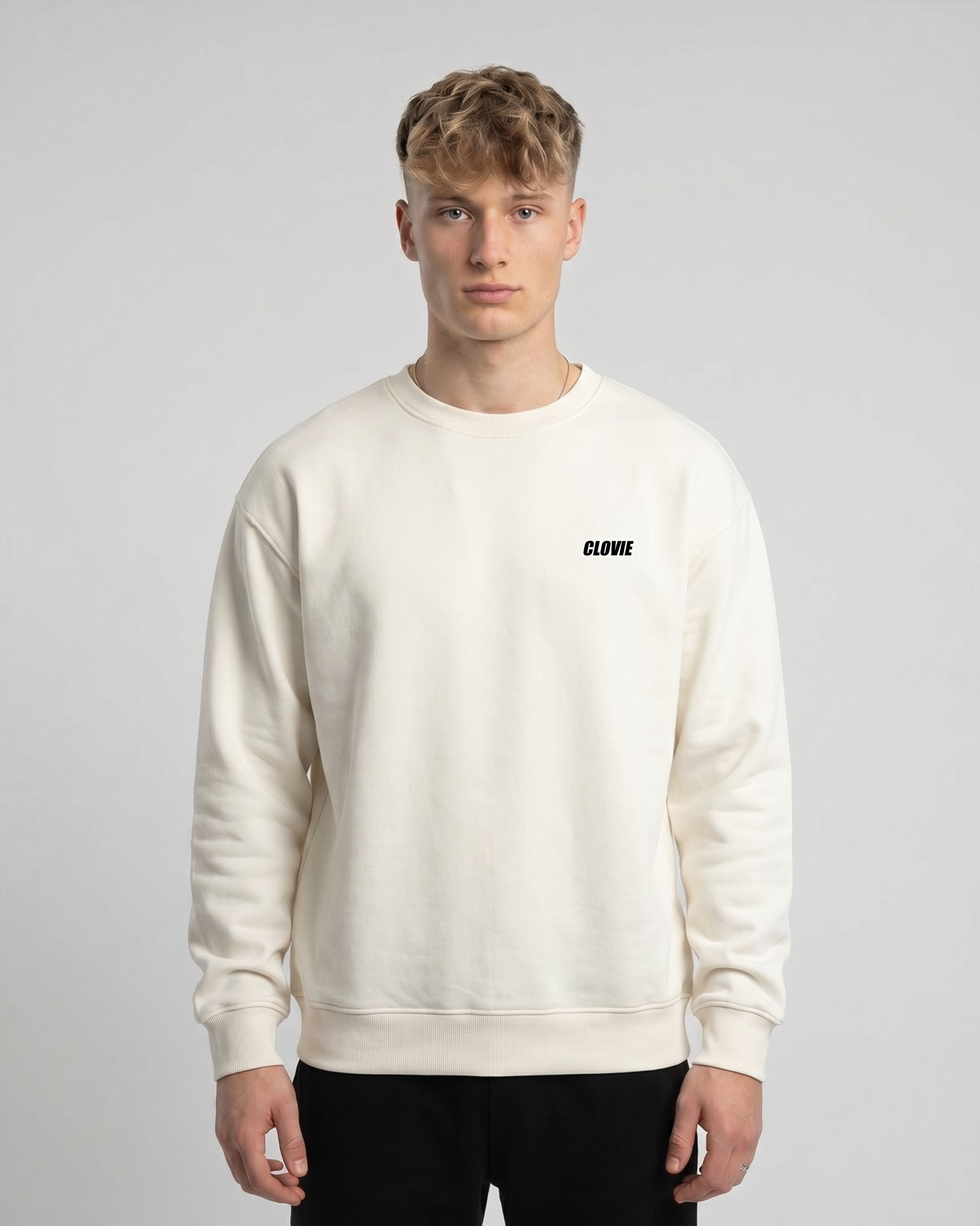 Nissan R34 Sweater Off White Front