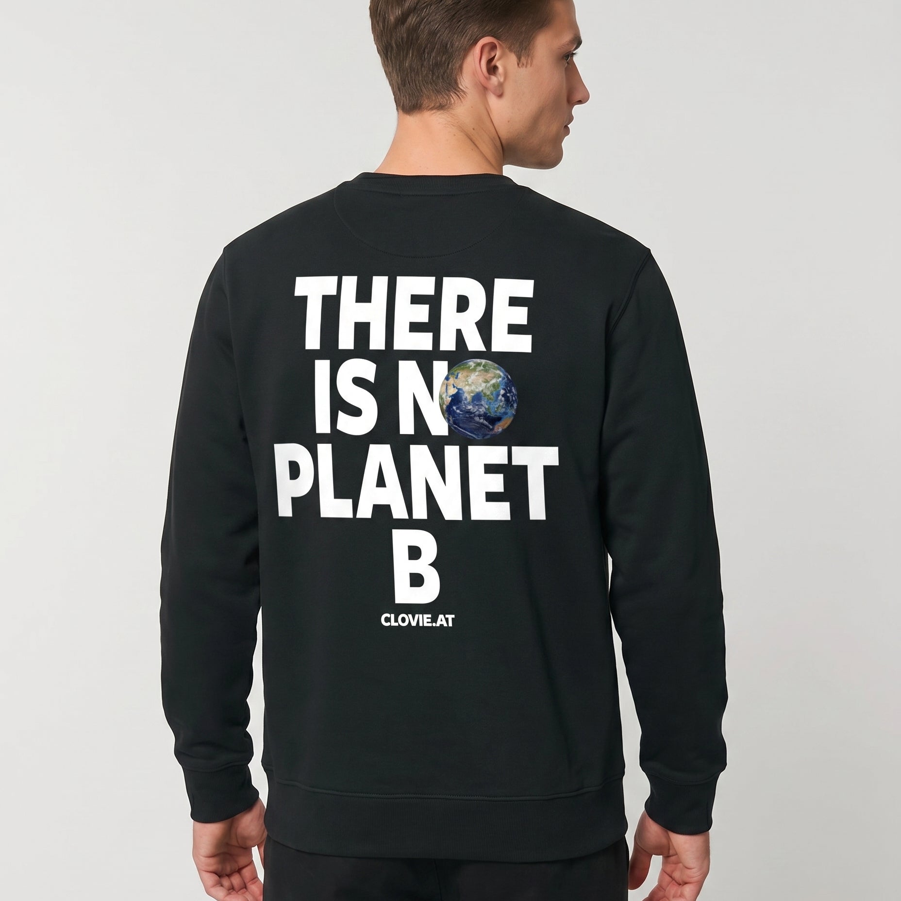 Planet B Sweater Black Back