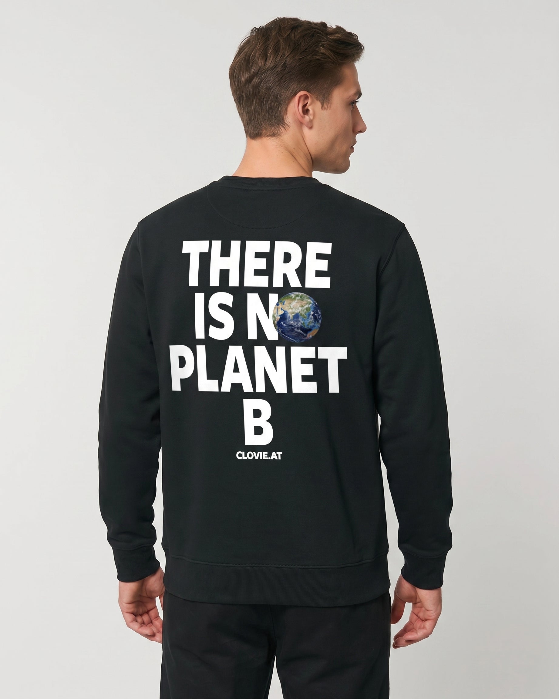 Planet B Sweater Black Back
