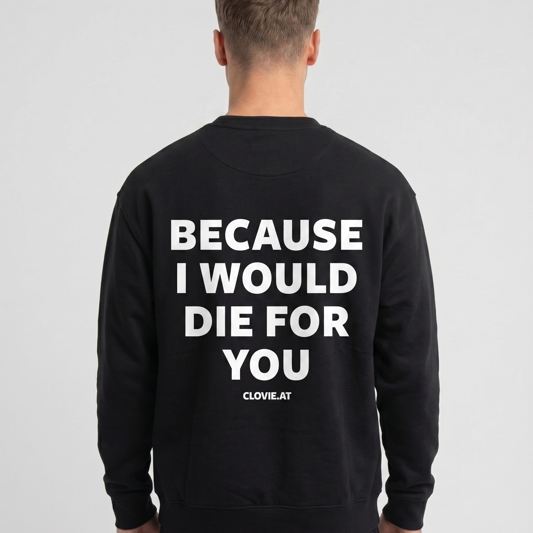 Die for you Sweater Black Back