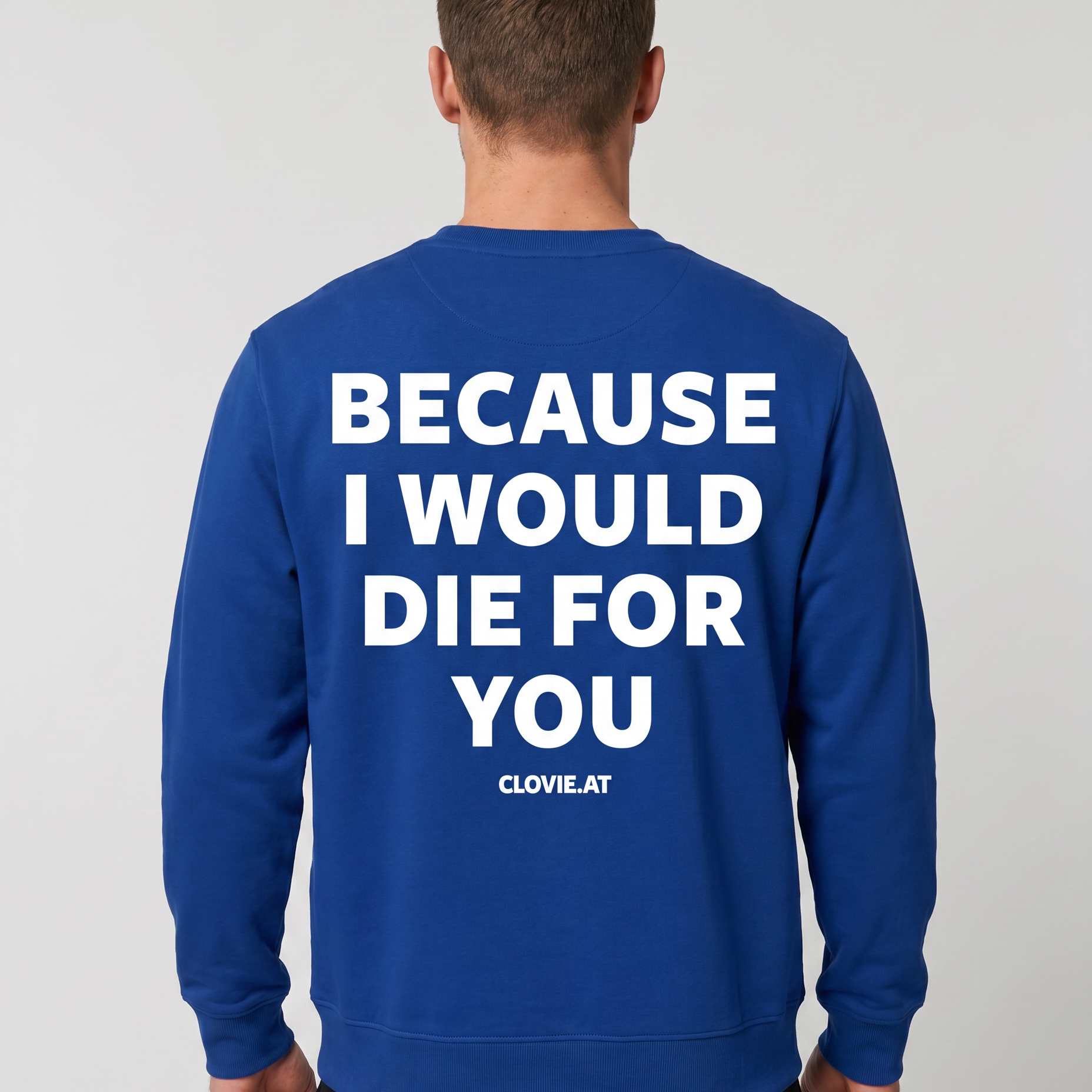 Die for you Sweater Royal Back