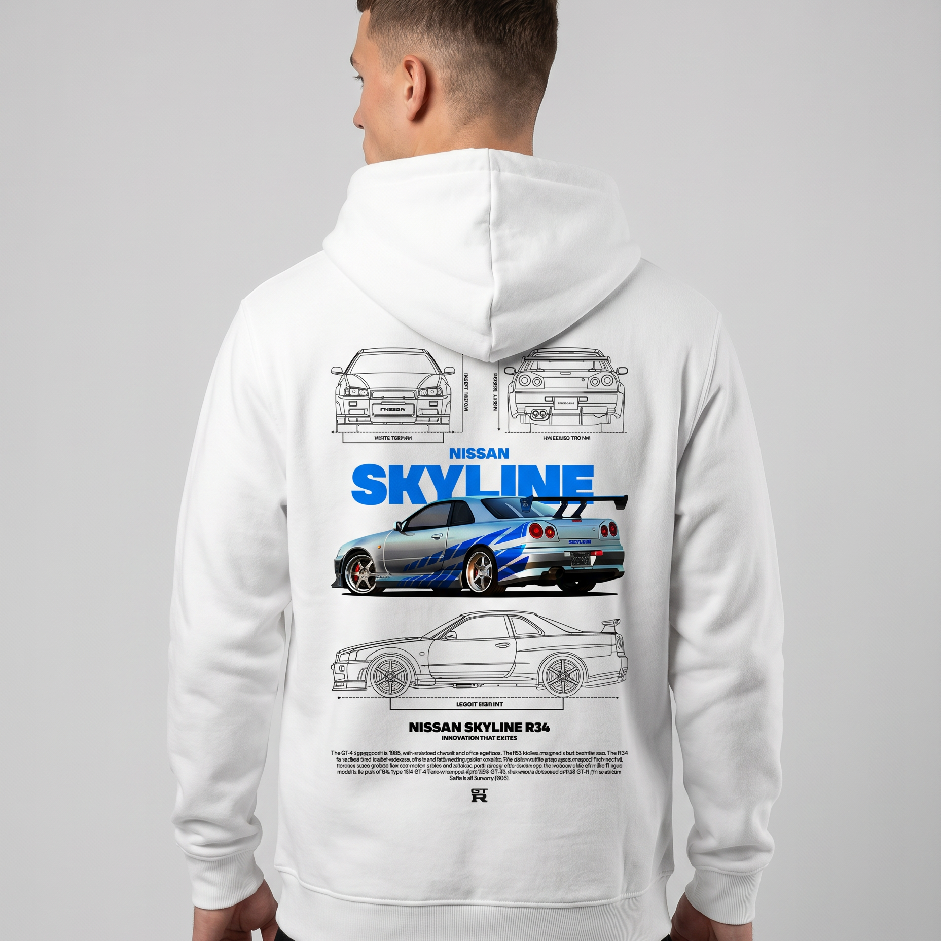 Arctic White back