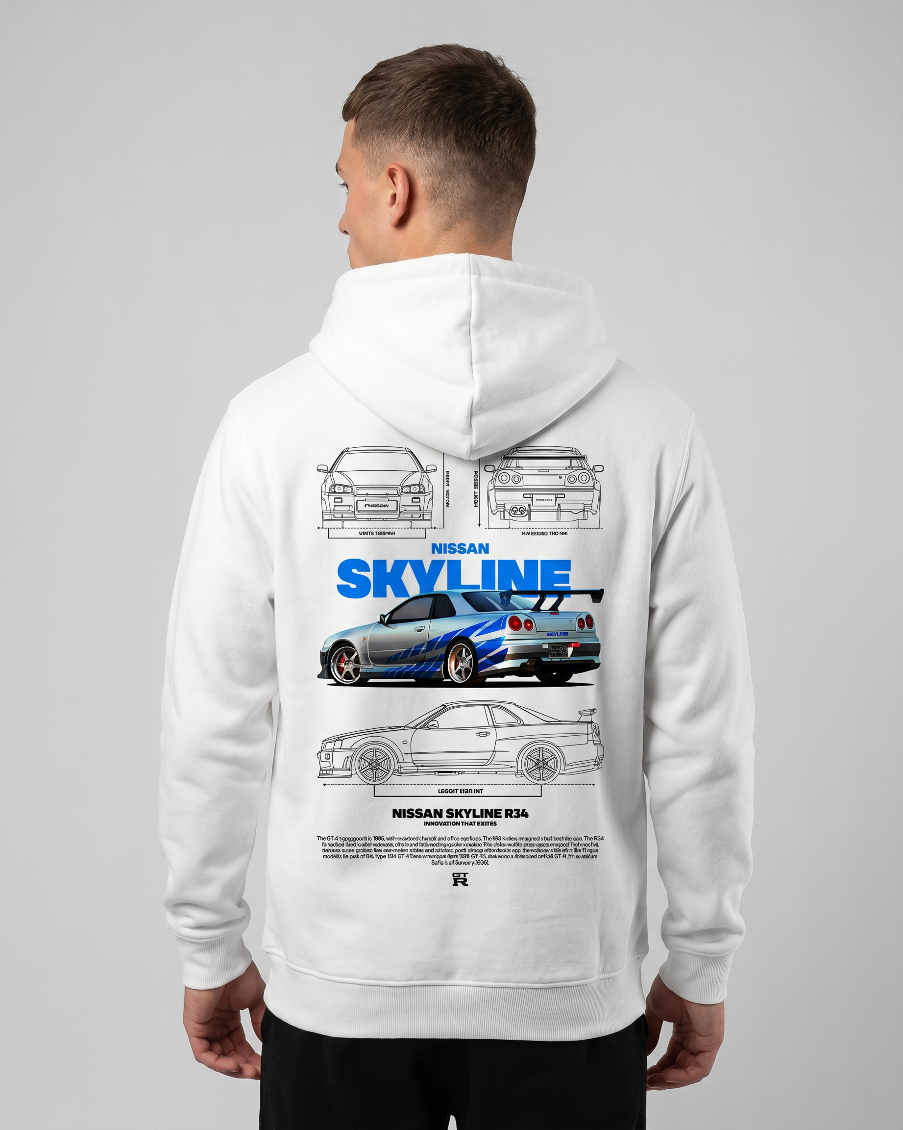 Arctic White back