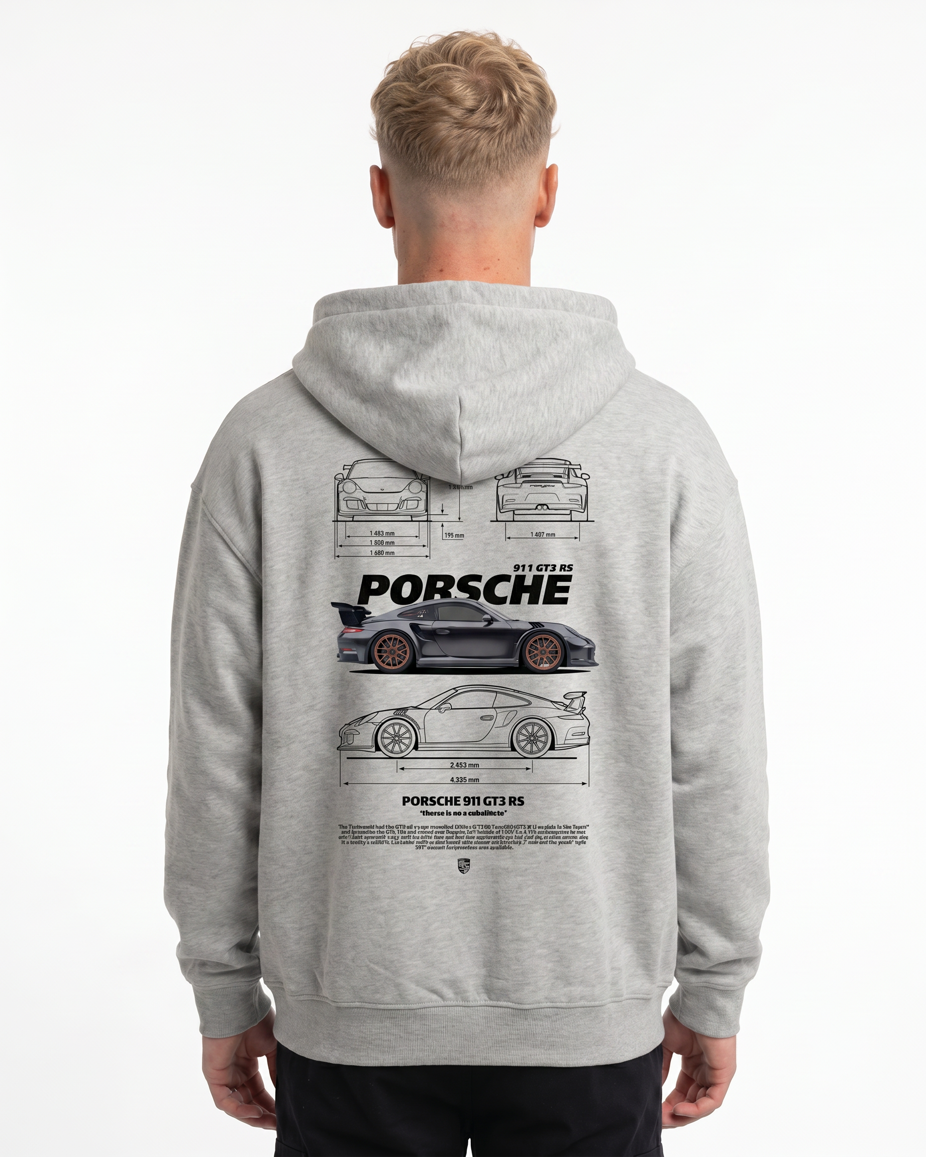 Porsche 911 GT3 RS Light Asphalt - model back print (reused from OVS Zip)