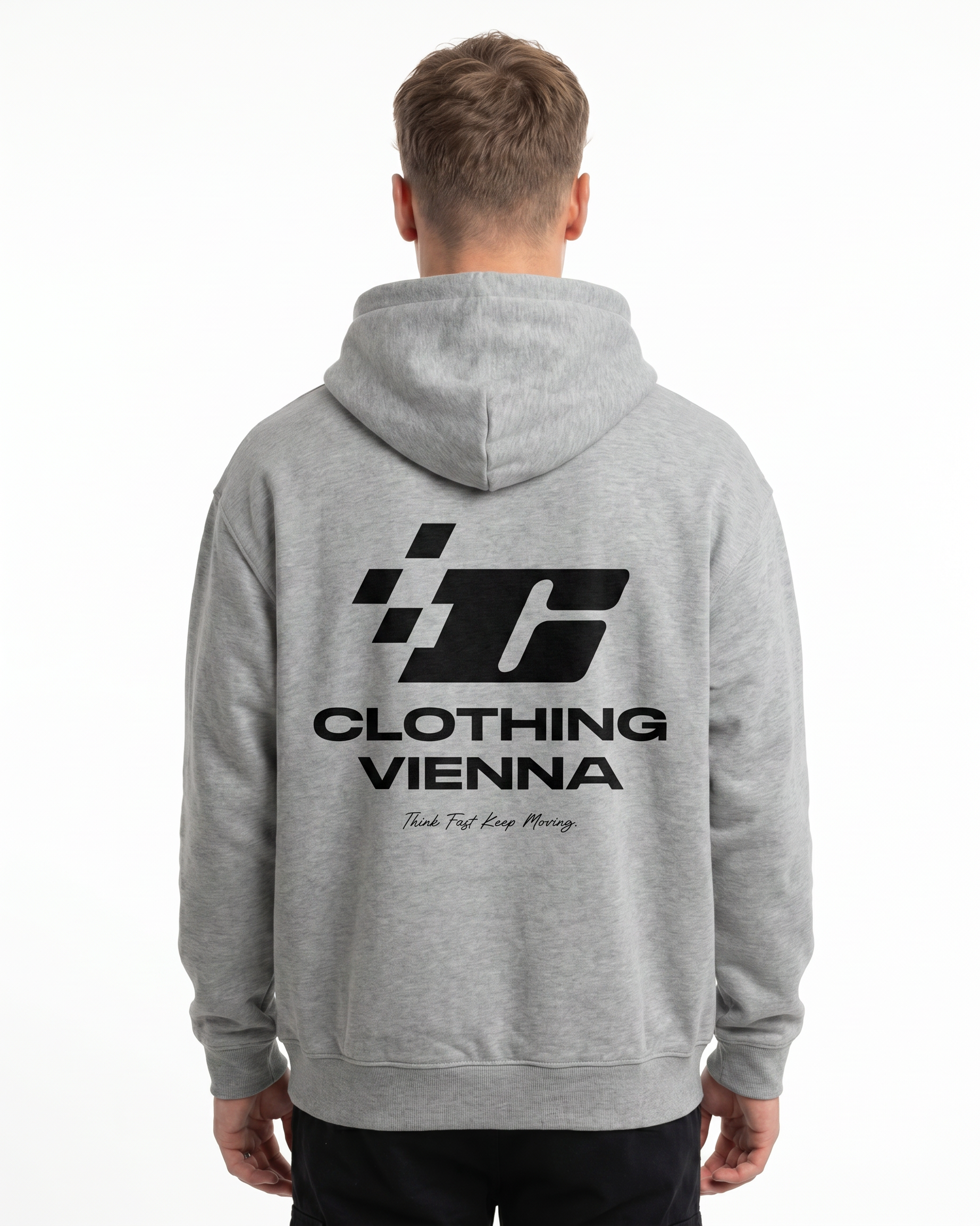 Clovie racing OVS Zip Light Asphalt - model back print