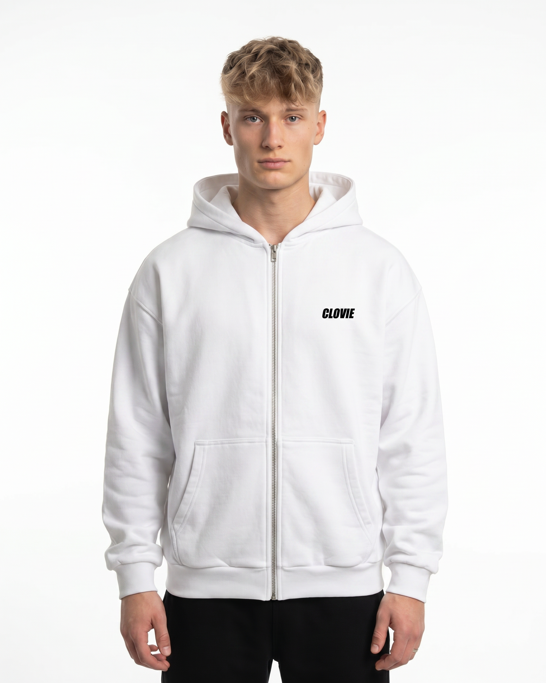 Angel wings OVS Zip White - model front