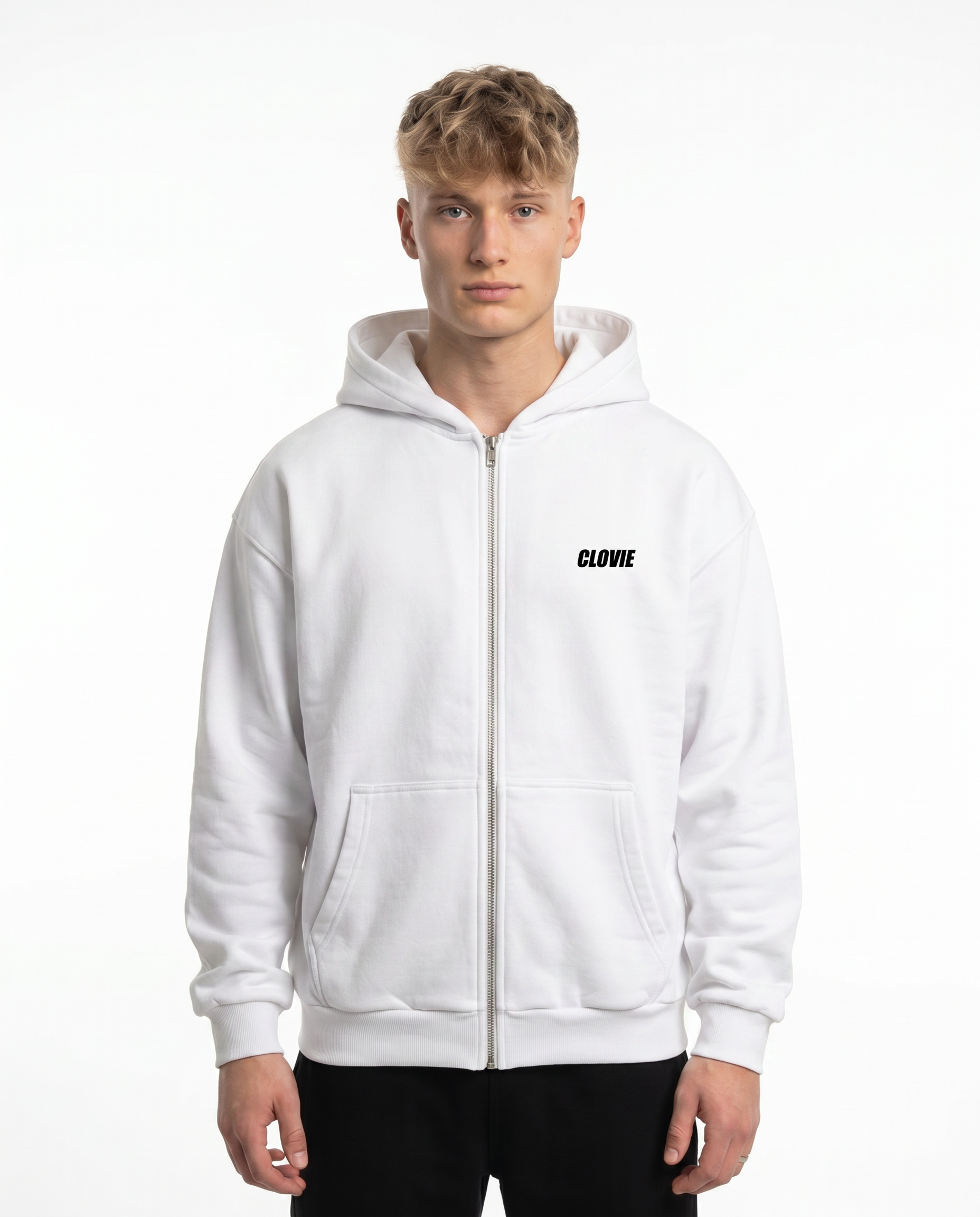 Angel wings OVS Zip White - model front