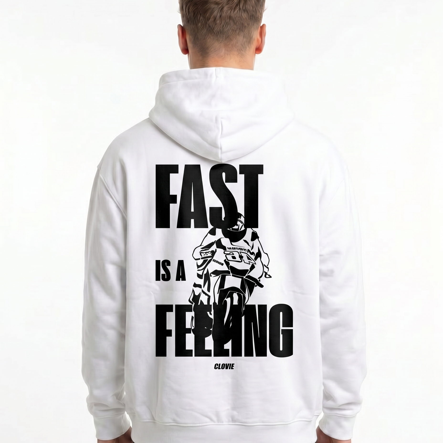 Fast is a feeling OVS Hoodie AW - model back print (H.A 1:1)