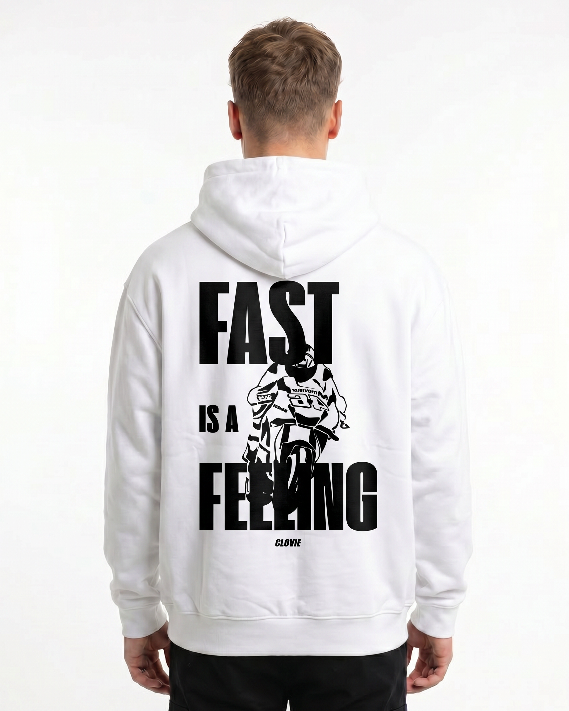 Fast is a feeling OVS Hoodie AW - model back print (H.A 1:1)