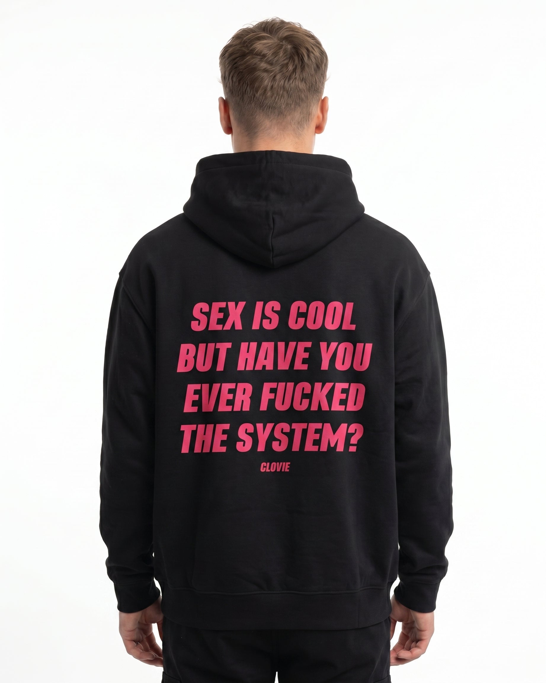 Sex is cool OVS Zip Black - model back print H.A 1:1