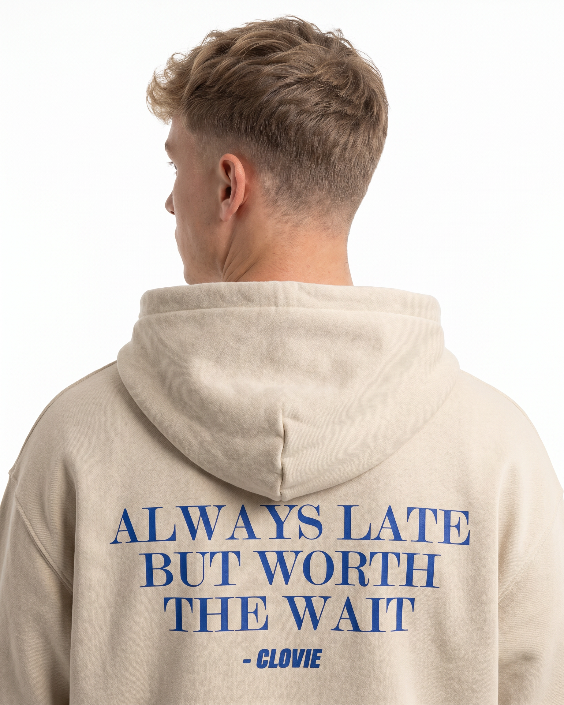 Always late OVS Zip White Sand - model back print H.A 1:1