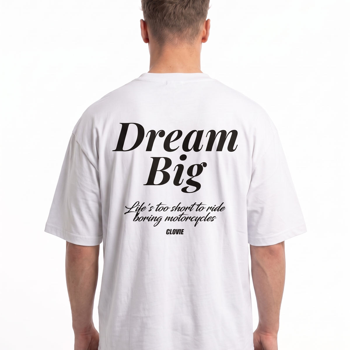 Dream big OVS Tee White - model back print