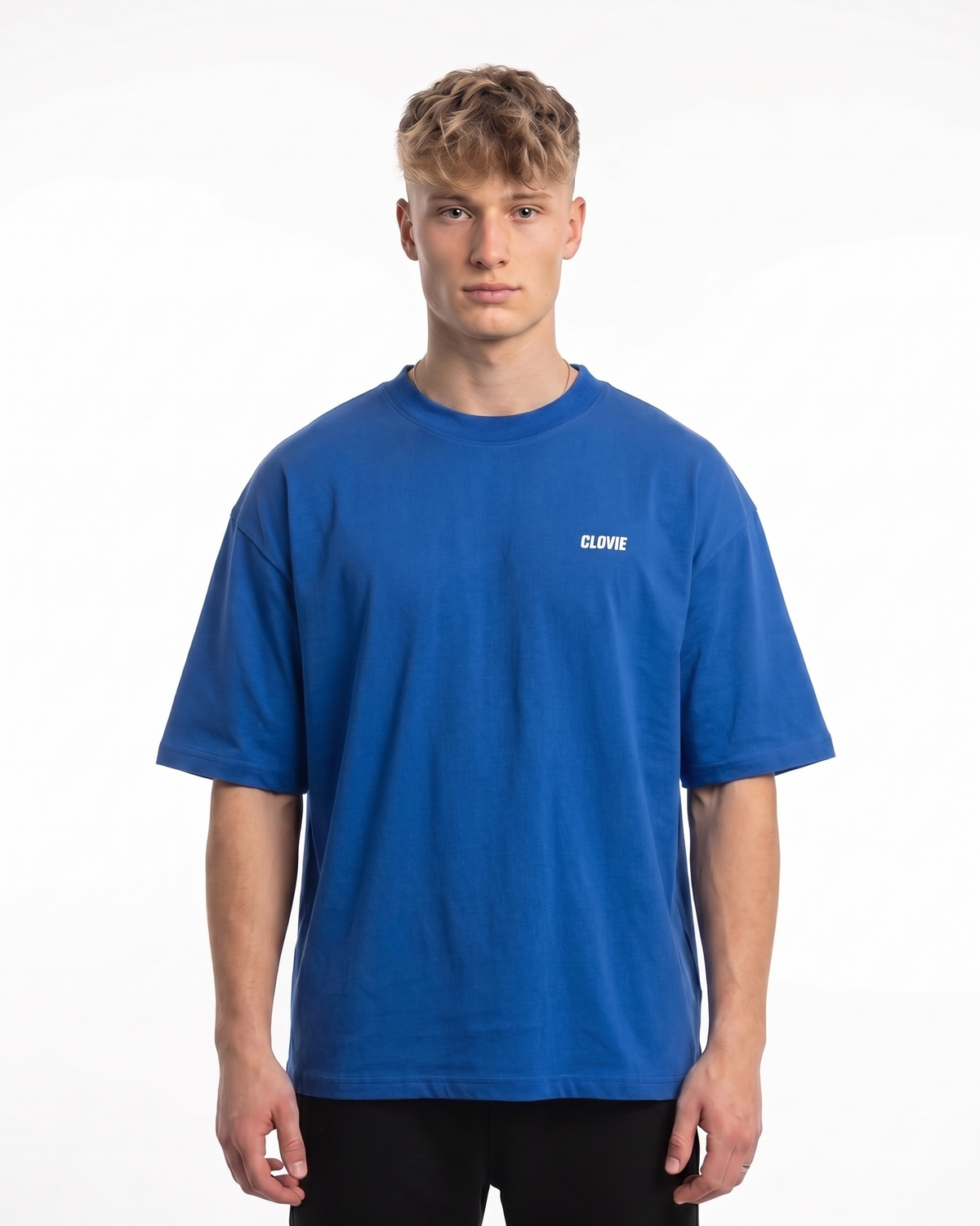 Dream big OVS Tee Cobalt Blue - model front