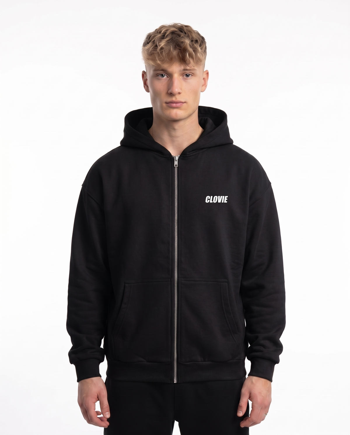 Angel wings OVS Zip Black - model front