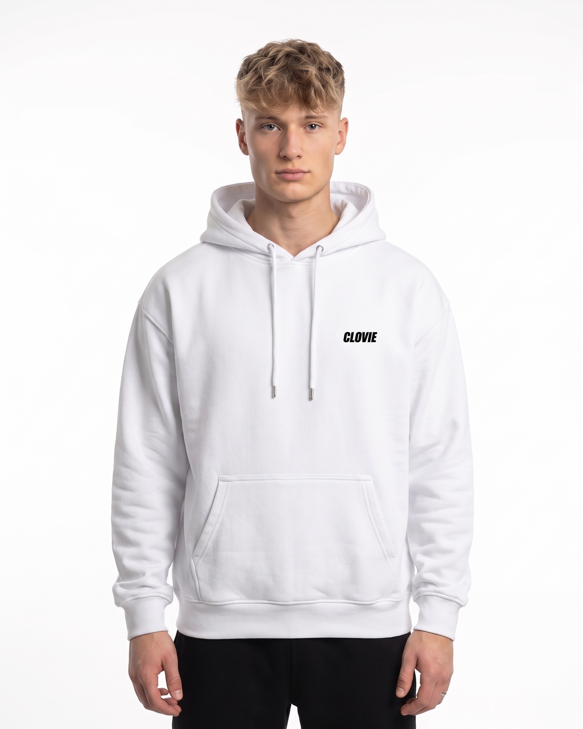 BUGATTI Chiron Super Sport Hoodie Arctic White – Vorderseite