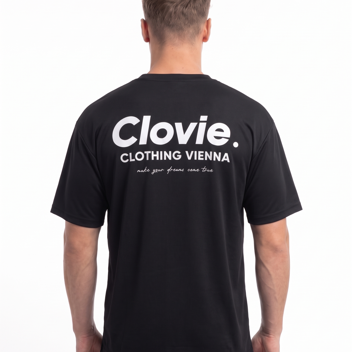 Sport Tee Black - model back print