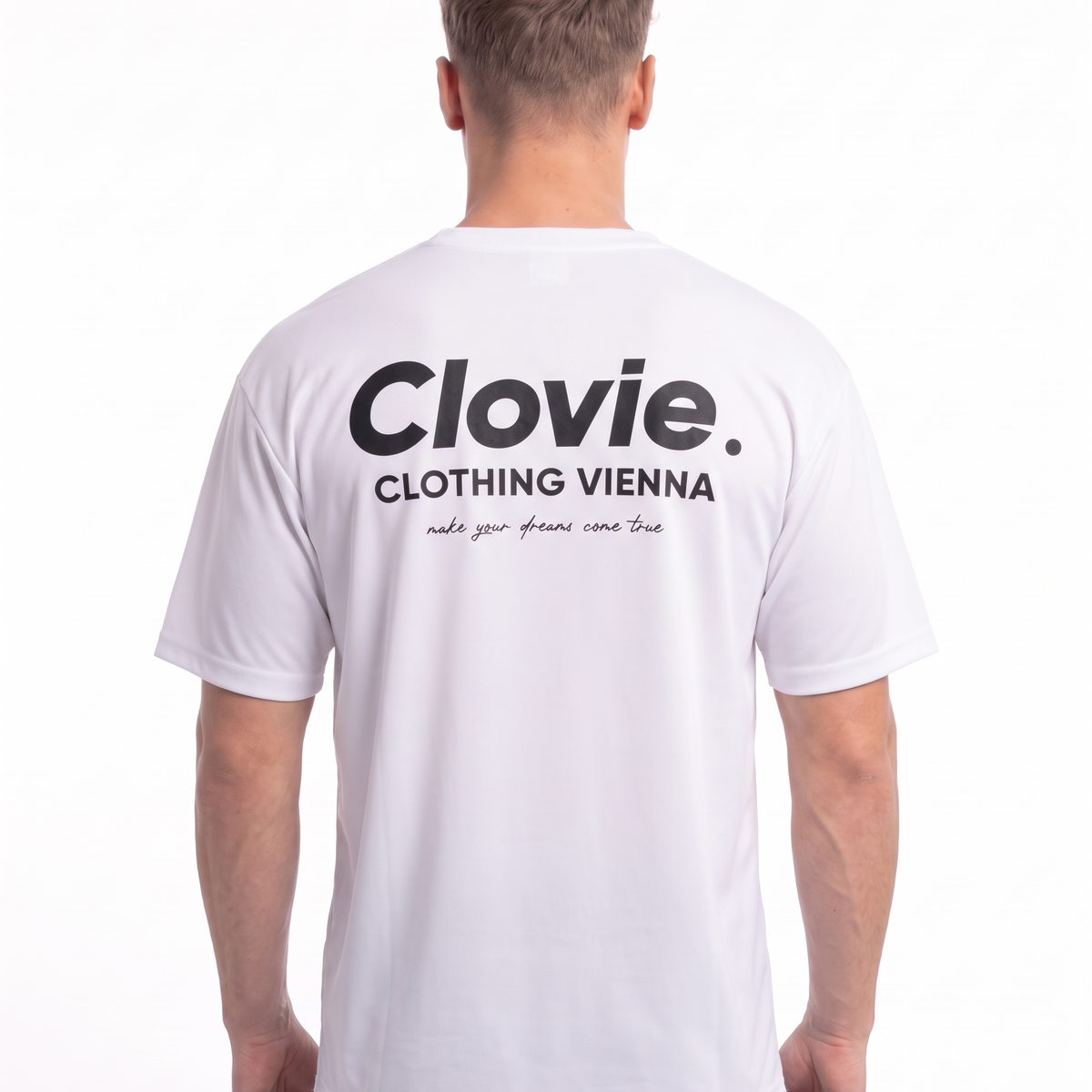 Sport Tee White - model back print