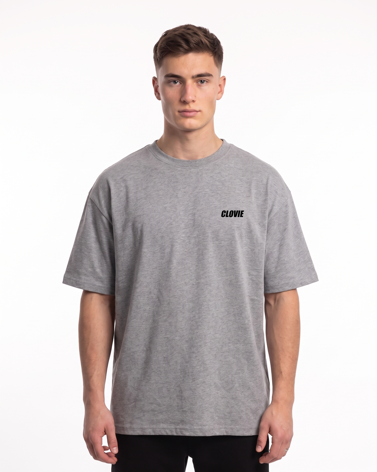 Porsche GT3 RS Oversized Tee Grey – Vorderseite
