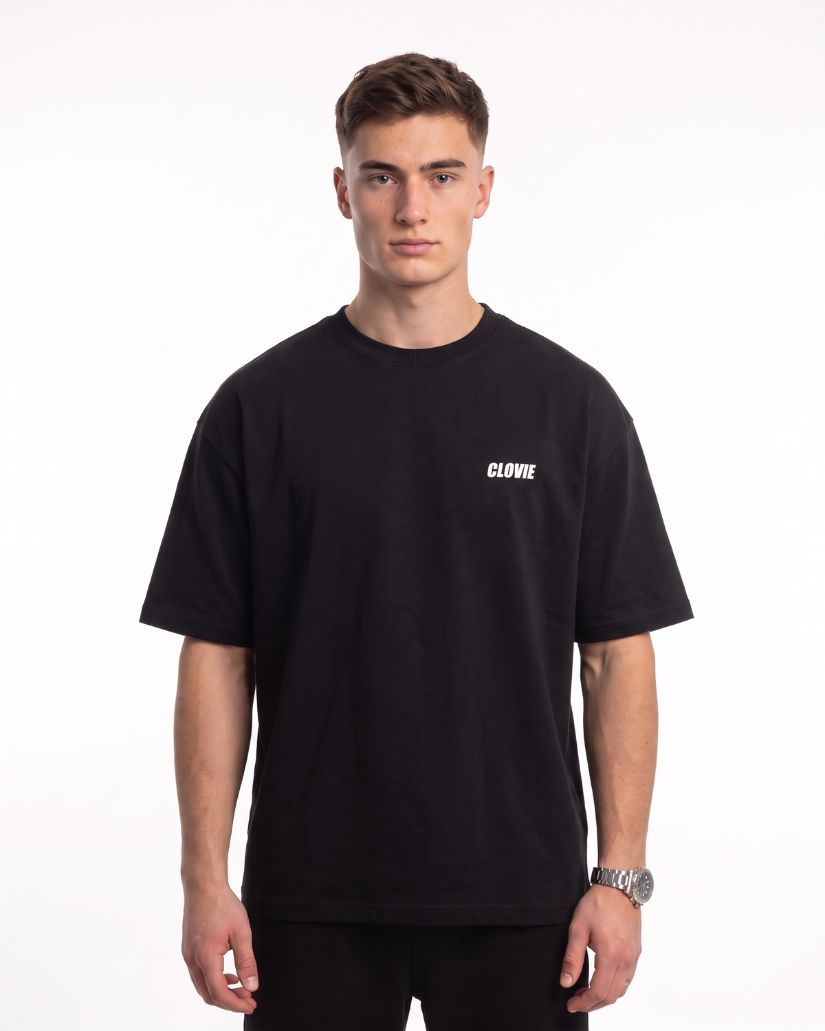 Porsche 911 GT3 RS Oversized Tee Black – Vorderseite