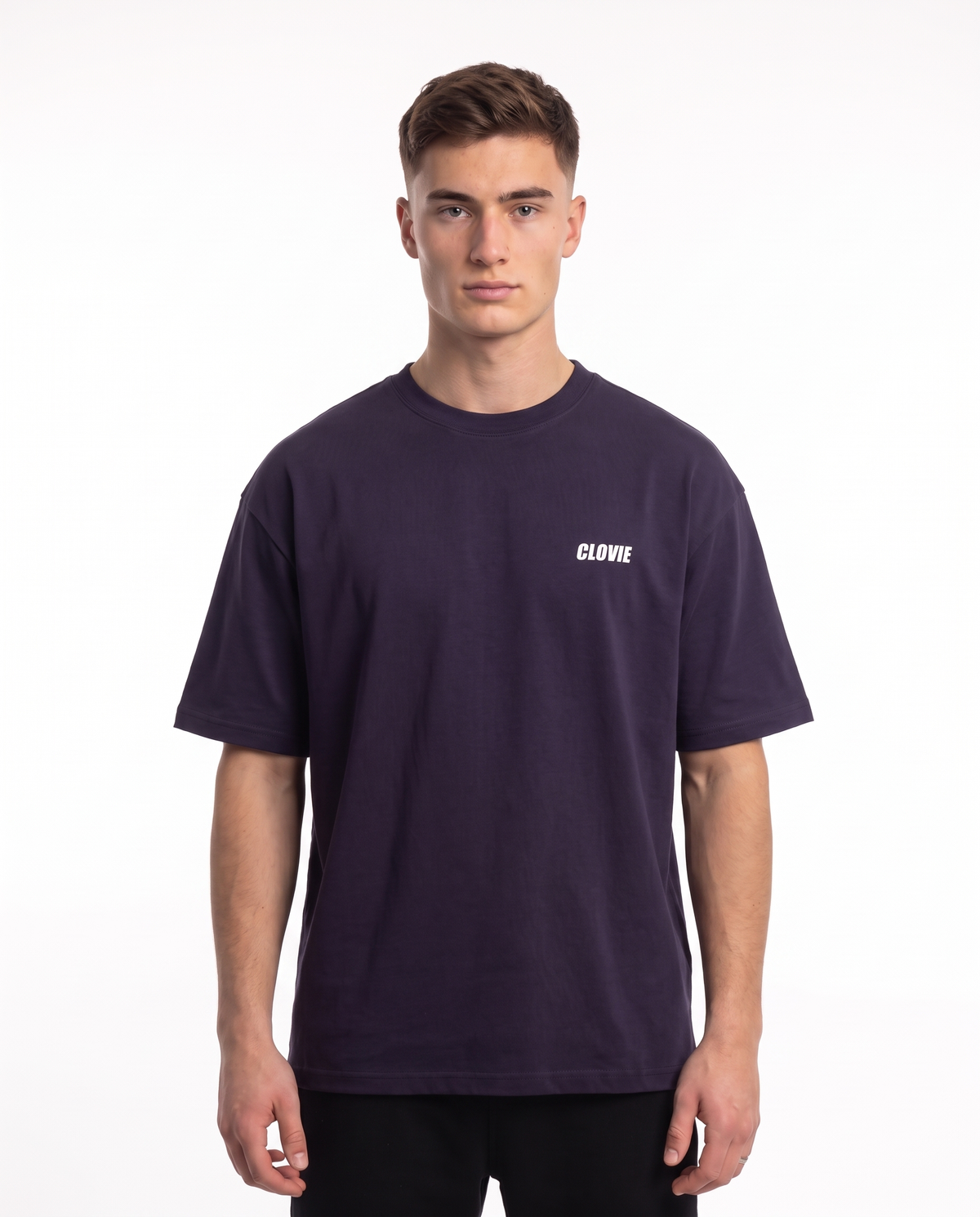 Porsche 911 GT3 RS Oversized Tee Purple Night – Vorderseite