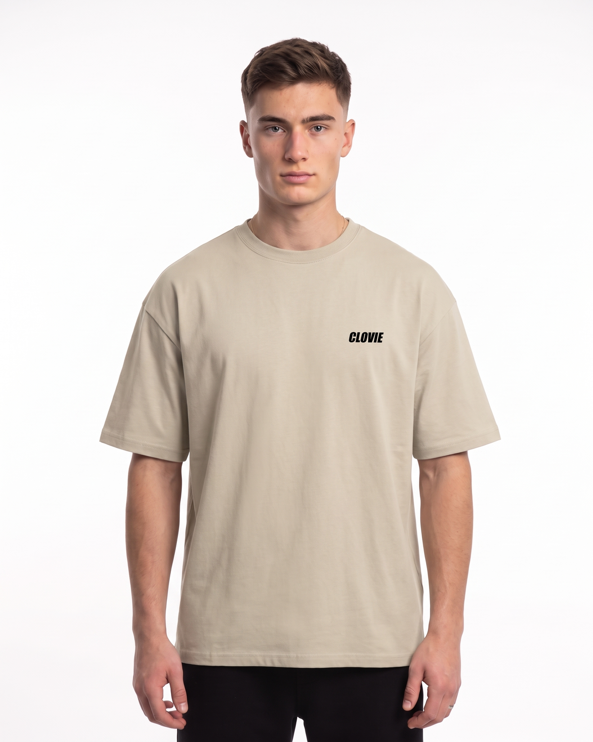 Porsche 911 GT3 RS Oversized Tee Sand – Vorderseite