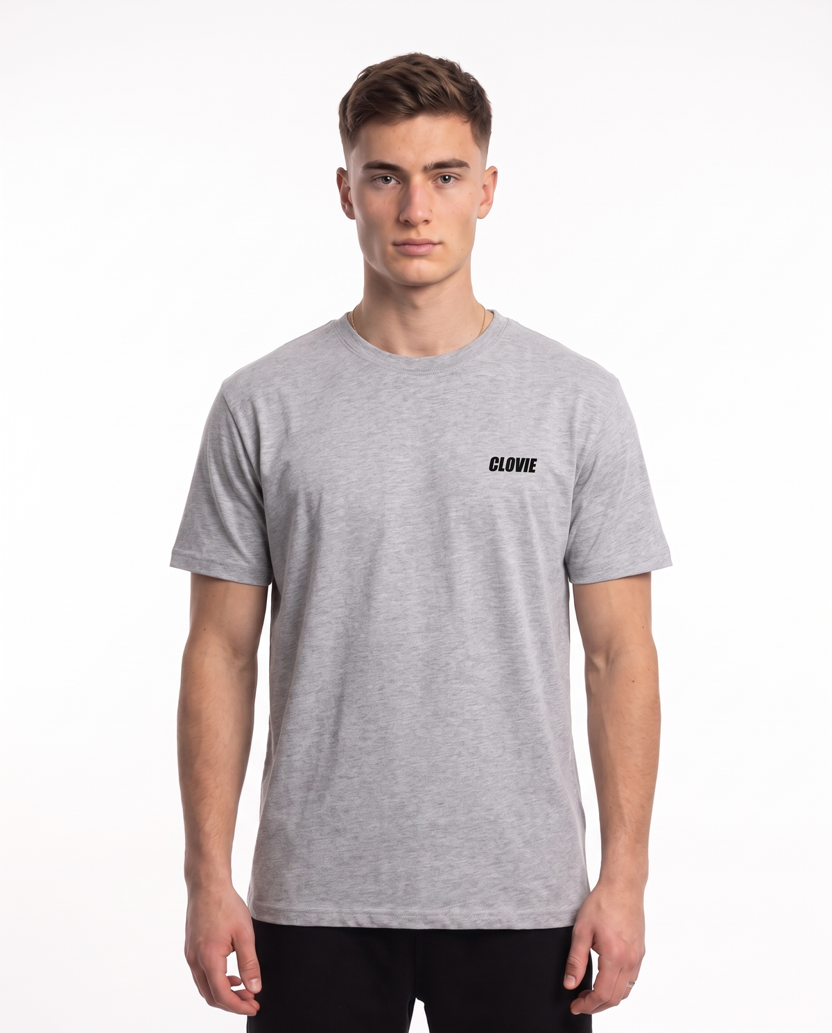 Porsche 911 GT3 RS Standard Tee Heather Grey – Vorderseite