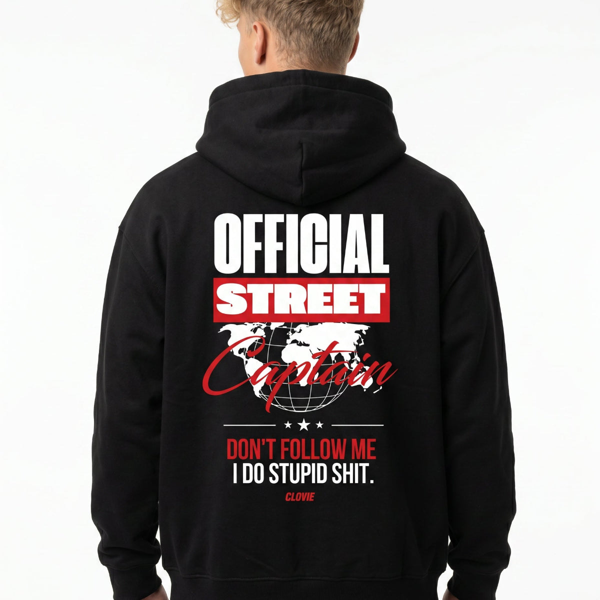 Official Street Captain Zip Hoodie CLOVIE