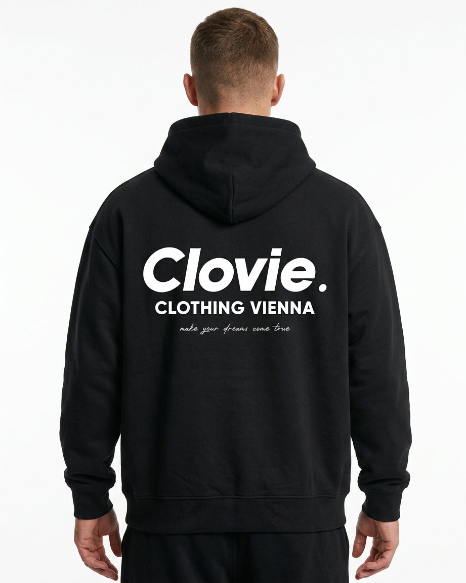 Make your dreams come true Oversized Zip Hoodie - CLOVIE