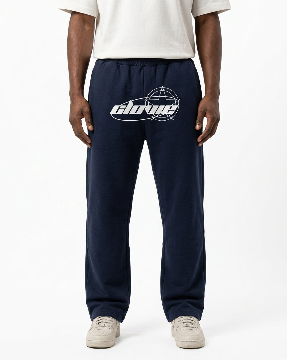Star Logo Oversized Sweatpants - CLOVIE