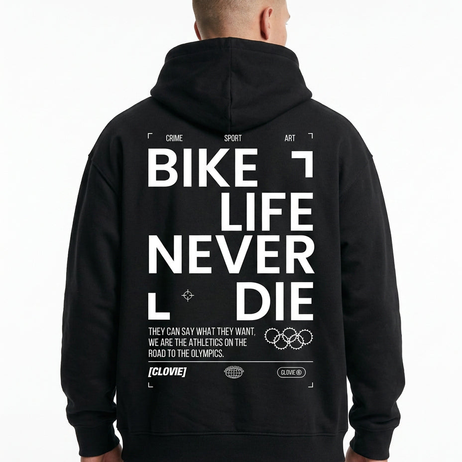 Bike life Oversized Hoodie CLOVIE