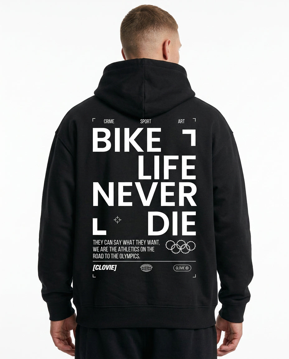 Bike life Oversized Hoodie CLOVIE